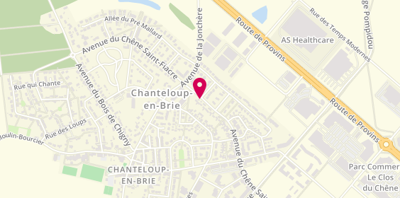 Plan de Alain Afflelou, Zone Aménagement Chêne Saint Fiacre, 77600 Chanteloup-en-Brie