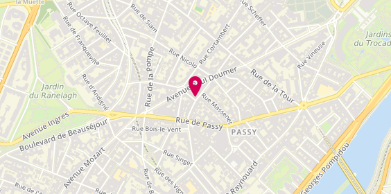 Plan de Labo Contact, 40 Rue Vital, 75016 Paris