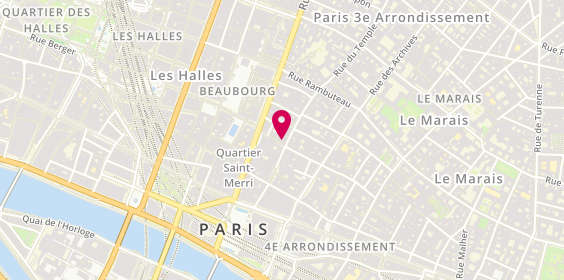 Plan de With Marlow, 6 Rue Saint-Merri, 75004 Paris