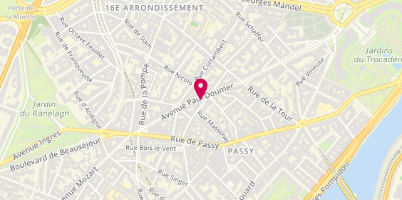 Plan de Sdk, 71 Avenue Paul Doumer, 75116 Paris