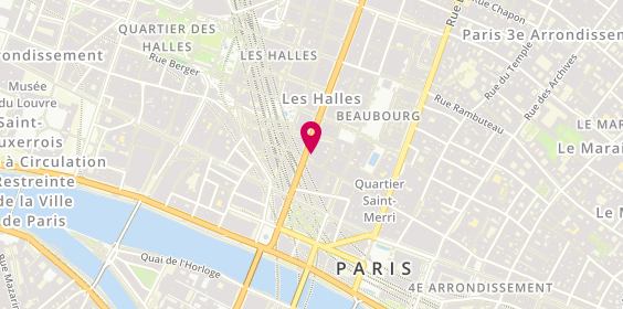 Plan de La Lunetterie, 14 Boulevard de Sébastopol, 75004 Paris