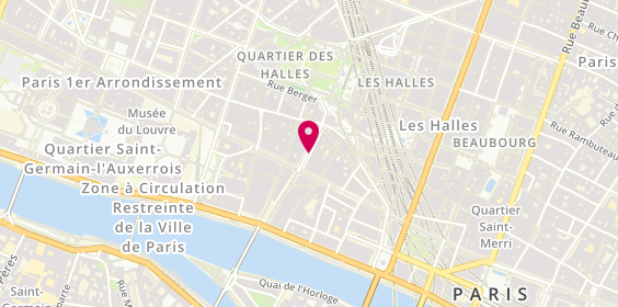 Plan de Chamoun Opticiens, 16 Rue Pont 9, 75001 Paris