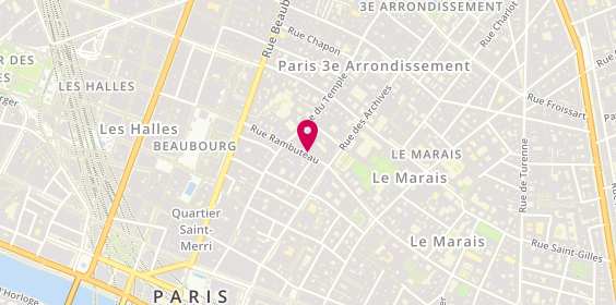 Plan de Retrovisions, 10 Rue Rambuteau, 75003 Paris