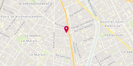 Plan de Jimmy Fairly, 109 Boulevard Beaumarchais, 75003 Paris