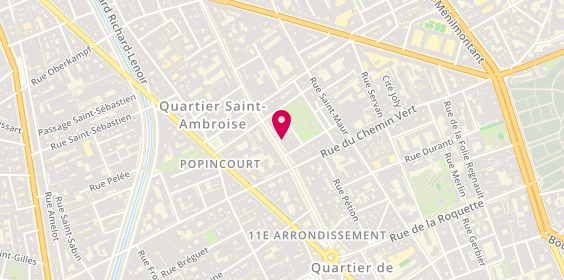Plan de Act Concept - Optique et Lunetterie, 36 Avenue Parmentier, 75011 Paris