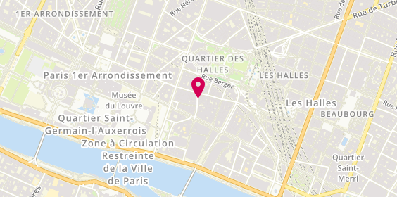Plan de La Shaperie / Optique et Co, 62 Rue de l'Arbre Sec, 75001 Paris
