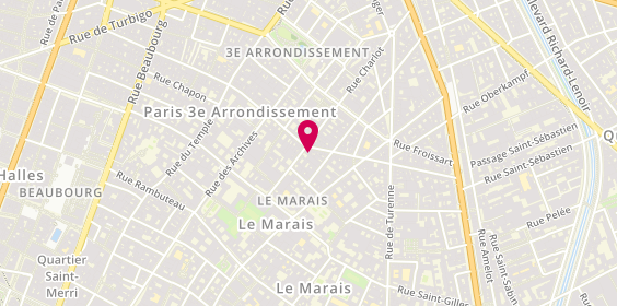 Plan de FAUVE Lunetier - Opticien Marais, 43 Rue de Poitou, 75003 Paris