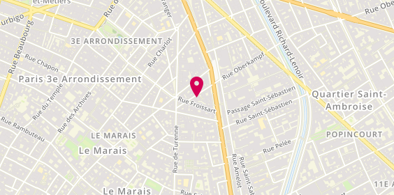 Plan de CARLOTTI, 12 Rue Commines, 75003 Paris