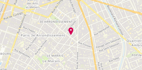 Plan de Le Binoclard, 39 Rue de Saintonge, 75003 Paris