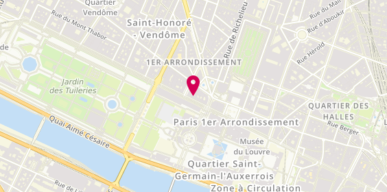 Plan de Les Opticiens Designers, 180 Rue de Rivoli, 75001 Paris