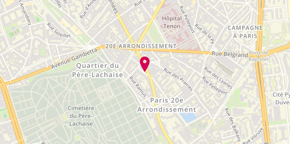 Plan de Optic'alexia, 229 Rue des Pyrénées, 75020 Paris