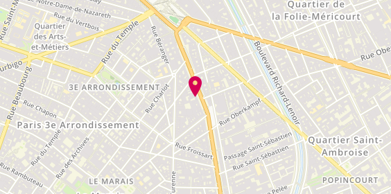 Plan de La Fabrique de Lunettes, 11 Boulevard du Temple, 75003 Paris