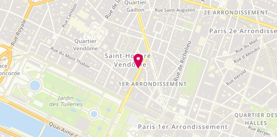 Plan de L'Ingenieur Chevalier, 17 Rue des Pyramides, 75001 Paris