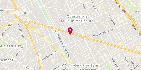 Plan de Naty Vision, 38 Avenue République, 75011 Paris