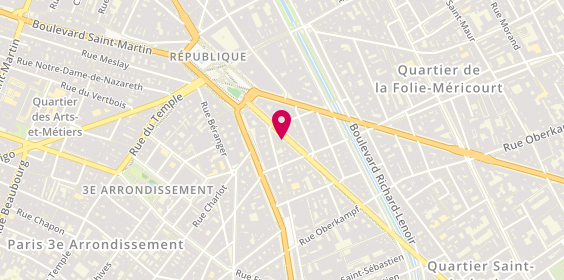 Plan de Christophe Dunoyer Opticien, 12 Boulevard Voltaire, 75011 Paris