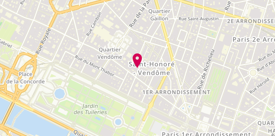 Plan de OPTIQUE SAINT HONORE, 5 Rue Marché Saint Honoré, 75001 Paris