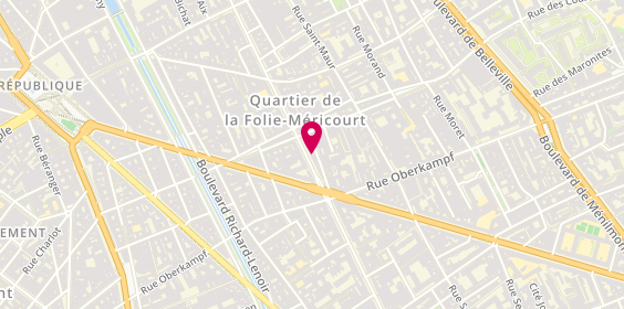 Plan de First Optic, 98 Avenue Parmentier, 75011 Paris