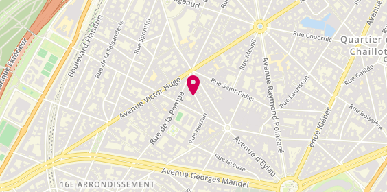 Plan de I Love Optic, 11 Rue Gustave Courbet, 75116 Paris