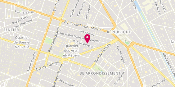 Plan de L'Ingenieur Chevalier, 16 Rue du Vertbois, 75003 Paris