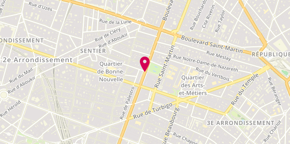 Plan de Opti'shop, 111 Boulevard de Sébastopol, 75002 Paris
