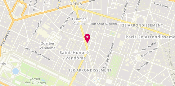 Plan de Grand Optical, 26 Avenue Opéra, 75001 Paris