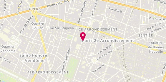 Plan de Optic Duroc - Opticien - Paris 2, 10 Rue Vivienne, 75002 Paris