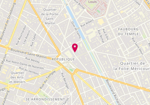 Plan de Oeil pour oeil, 4 Rue Yves Toudic, 75010 Paris