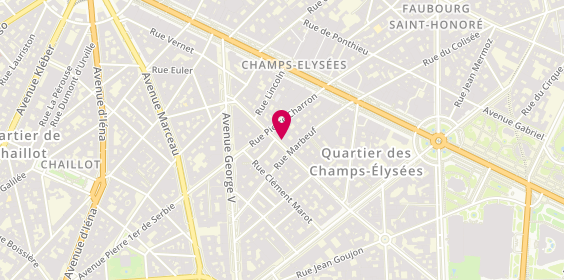 Plan de Pierre Marly Opticien, 50 Rue François 1er, 75008 Paris