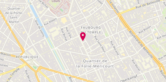 Plan de Les Lunetières, 142 Avenue Parmentier, 75011 Paris