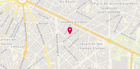 Plan de Jm Optic, 57 Rue Pierre Charron, 75008 Paris