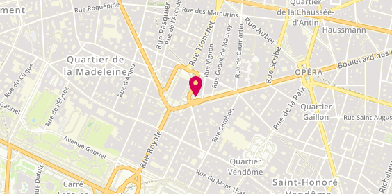 Plan de Optique de la Madeleine, 14 Boulevard de la Madeleine, 75008 Paris