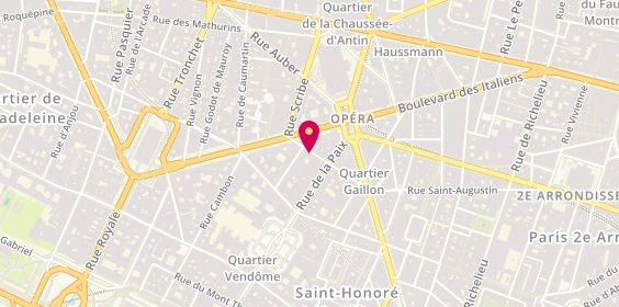 Plan de Optique Vendome, 17 Rue Daunou, 75002 Paris