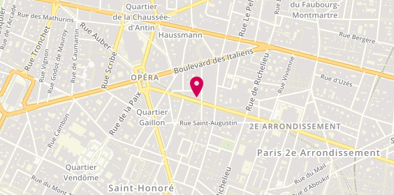 Plan de Optic 2000, 20 Rue du 4 Septembre, 75002 Paris