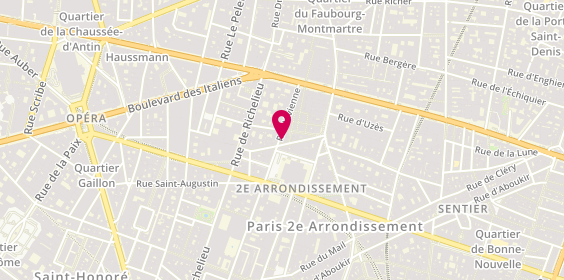 Plan de Vivienne Optique, 26 Rue Vivienne, 75002 Paris