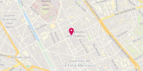 Plan de Vision Plus, 85 Rue Faubourg du Temple, 75010 Paris