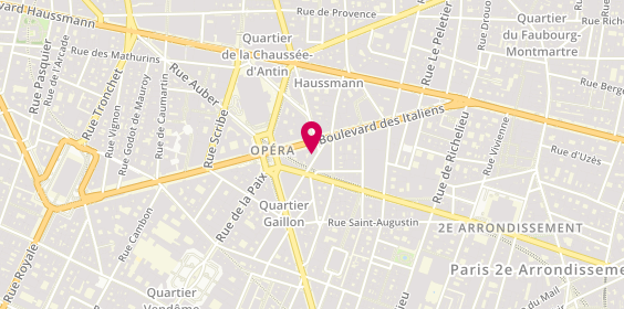 Plan de Optic Opéra, 25 Rue Louis le Grand, 75002 Paris