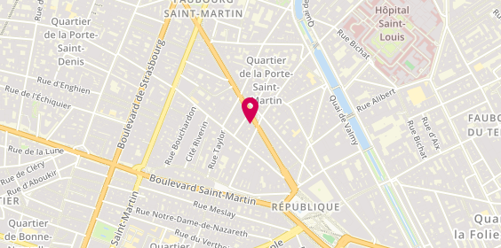 Plan de Optic Y'z, 19 Boulevard Magenta, 75010 Paris