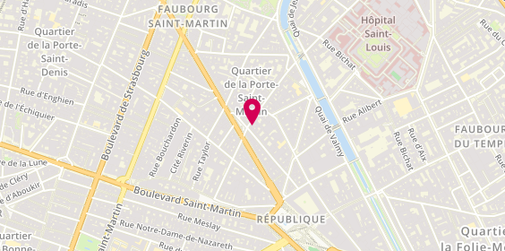 Plan de Jl Opticien, 32 Rue de Lancry, 75010 Paris