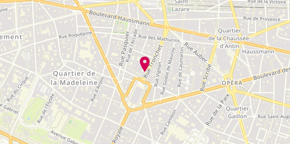 Plan de Centrale Optique, 5 Rue Tronchet, 75008 Paris