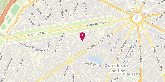Plan de Centre d'Optique et d'Audition de Paris, 10 Rue Leroux, 75116 Paris