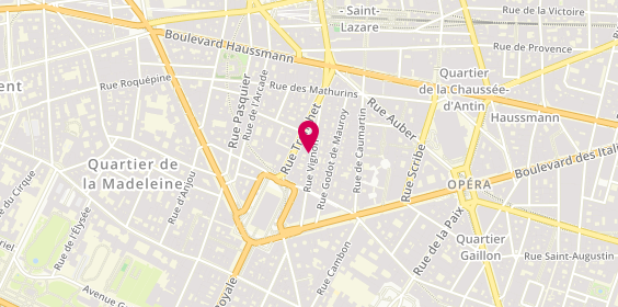Plan de Jonathan, 19 Rue Vignon, 75008 Paris