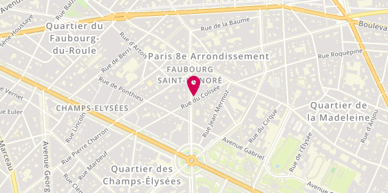 Plan de Lm Opticien, 18 avenue Franklin Delano Roosevelt, 75008 Paris