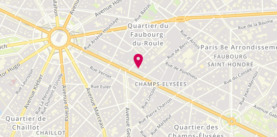 Plan de Alain Afflelou, 104 avenue des Champs-Élysées, 75008 Paris