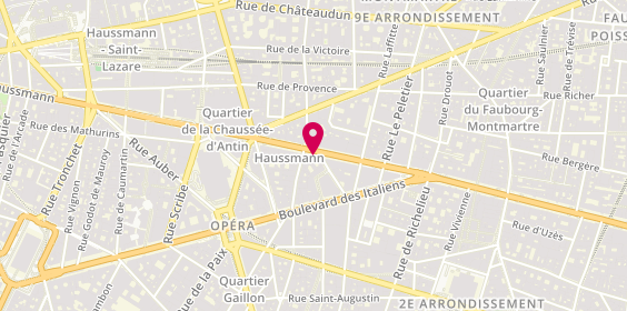 Plan de Panam Optic, 11 Bis Boulevard Haussmann, 75009 Paris