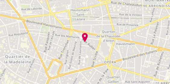 Plan de Optic Avenue Auber, 13 Rue Auber, 75009 Paris