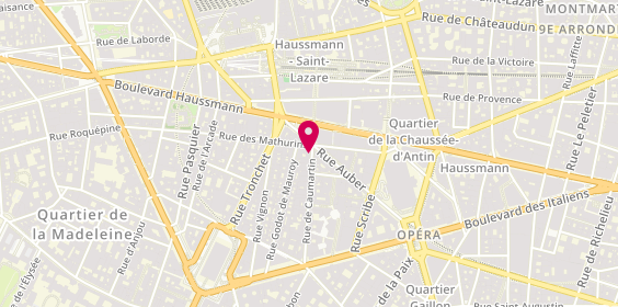 Plan de Point Conseil Vision Gilles Azoulay, 43 Rue de Caumartin, 75009 Paris