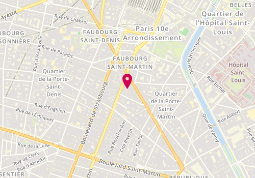 Plan de Les Opticiens du Faubourg, 209 Cité Saint Martin, 75010 Paris