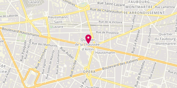 Plan de Marc le Bihan, 40 Boulevard Haussmann, 75009 Paris