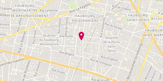 Plan de Optic & Vous, 37 Rue du Faubourg Poissonnière, 75009 Paris