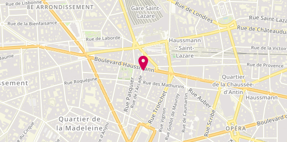 Plan de Grand Optical, 69 Boulevard Haussmann, 75008 Paris